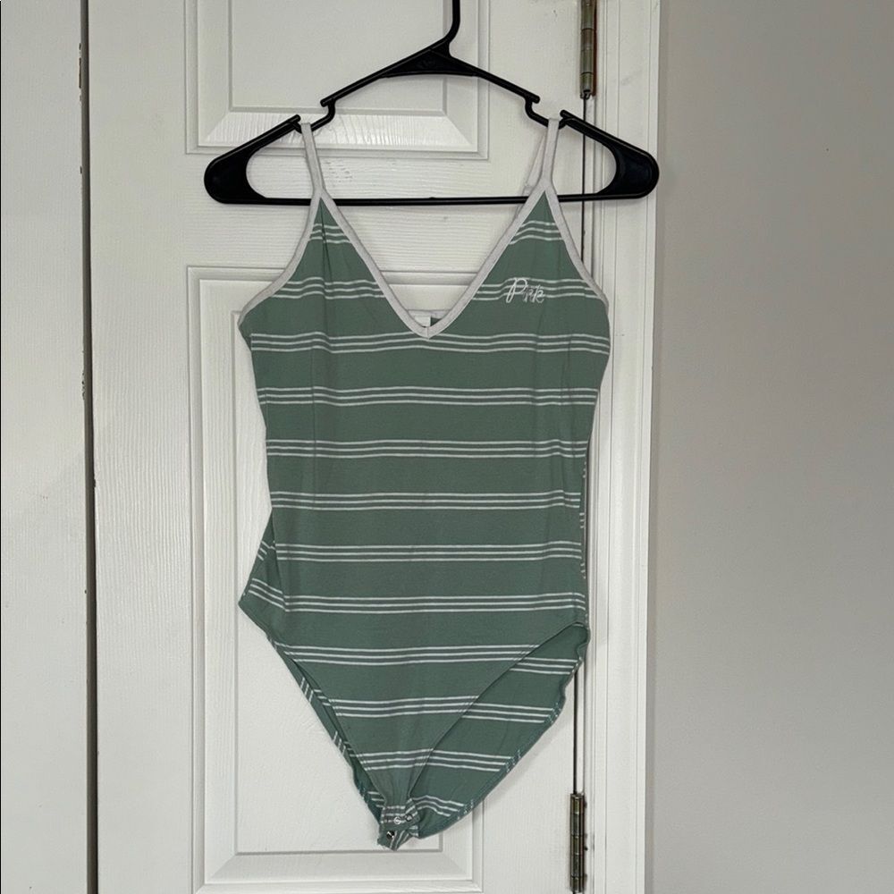 Y2K PINK bodysuit size medium